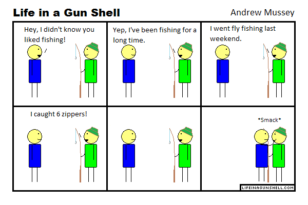 Fly fishing for new pants